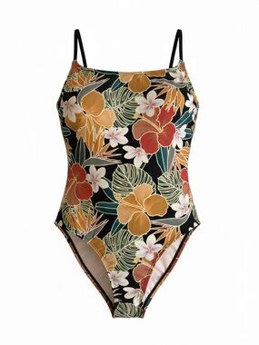 Hurley Tropical Hibiscus One-Piece Swimsuit